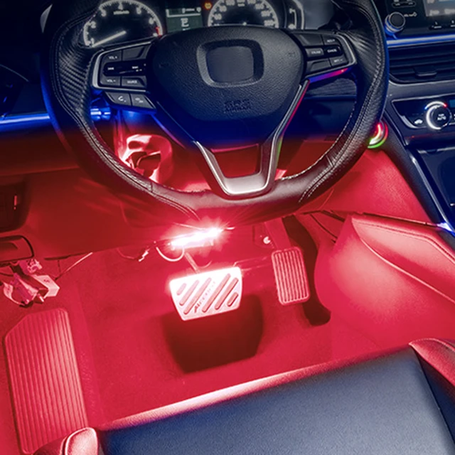 Car Interior Atmosphere LED RGB Strip Light Dash Floor Foot Decorative Light  for Mazda 2 3