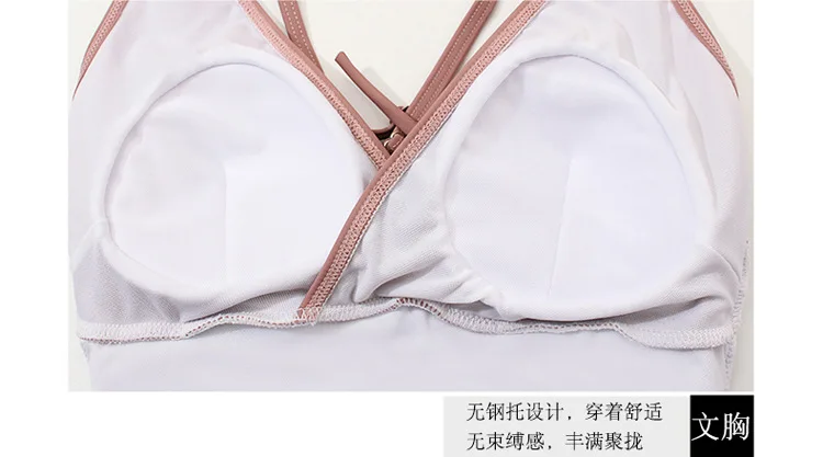 Bikini Monokini One Peice Swimsuit Women Swim Dress Suit Swimming Gir For Girl Broken Flower Cover Back Push Up Spandex