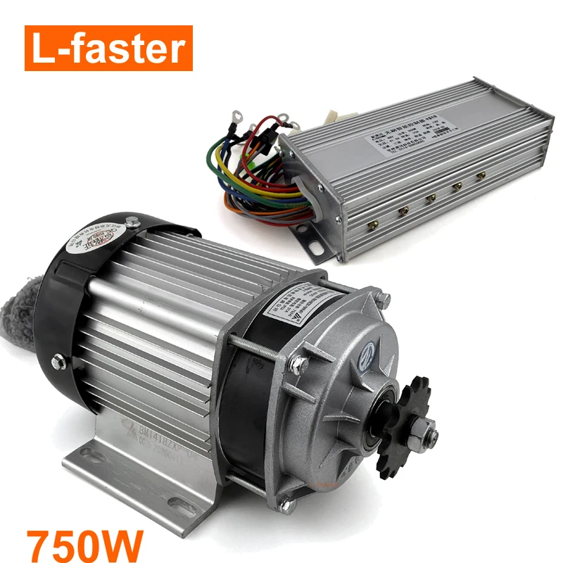 48v 750w Electric Brushless Gear Motor 