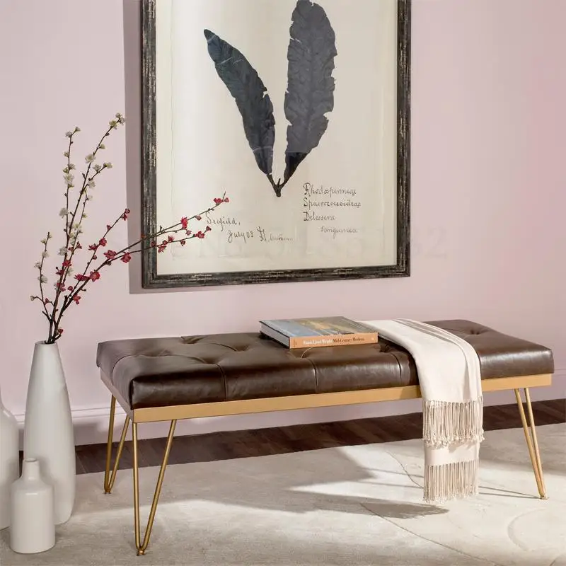 Скандинавские торцевые табуреты для спальни домашней входной двери сменный