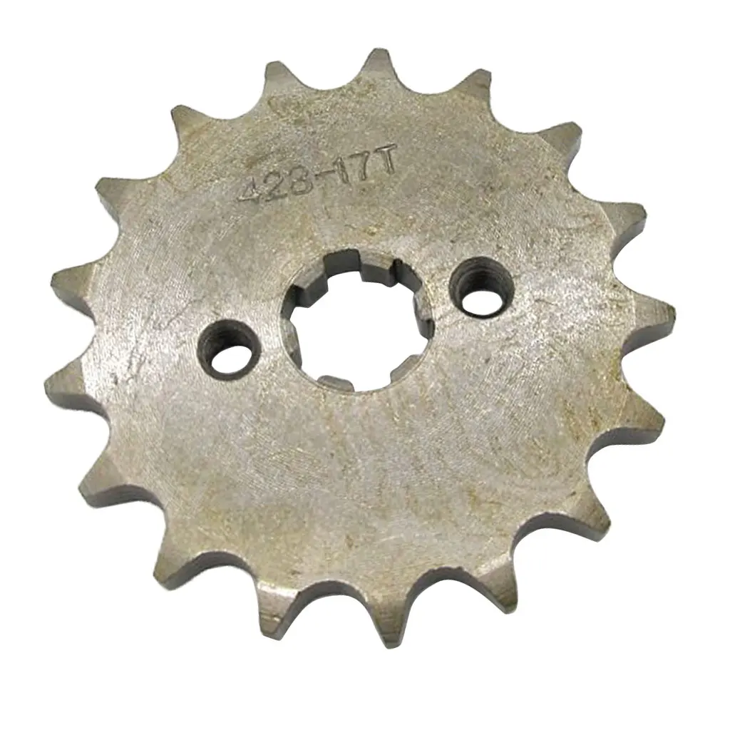 17 Teeth 428 Front Chain Sprocket Cog 50cc-150cc Quad Dirt Bike ATV Buggy