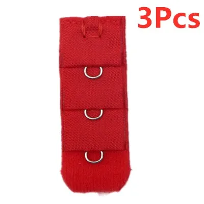 3Pcs 3/5 шт. 3 ряда 1 крючок удлинитель для бюстгальтера Аксессуары для нижнего белья застежка расширение мягкие бюстгальтеры эластичный бюстгальтер на бретелях для Для женщин - Цвет: 3Pcs