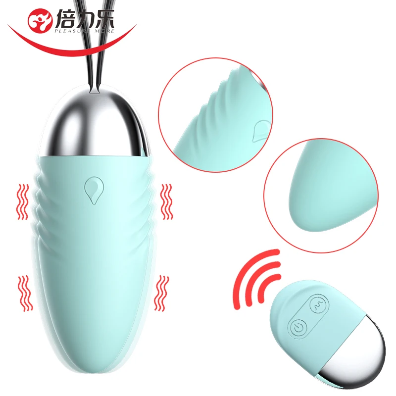 Вагинальный вибратор с 10 режимами вибрирующее яйцо шариком Стимулятор клитора