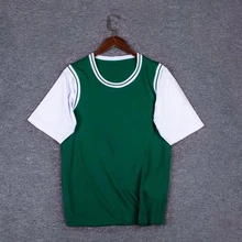 Баскетбольные Формы, без надписей дышащая мужская баскетбольная майка с коротким рукавом, спортивное занятие по фитнесу, женские топы в стиле хип-хоп