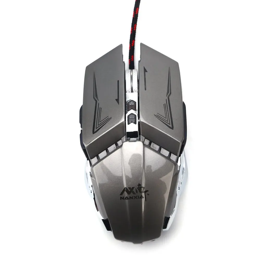 NANXIA игровая мышь M620 8D USB Проводная оптическая мышь с подсветкой для ПК и ноутбука эргономичная игровая мышь Прямая