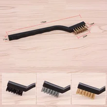 6 шт большой и маленький Промышленный Набор Щеток Для Чистки стальной проволоки латунный нейлоновый Набор Щеток Для Чистки