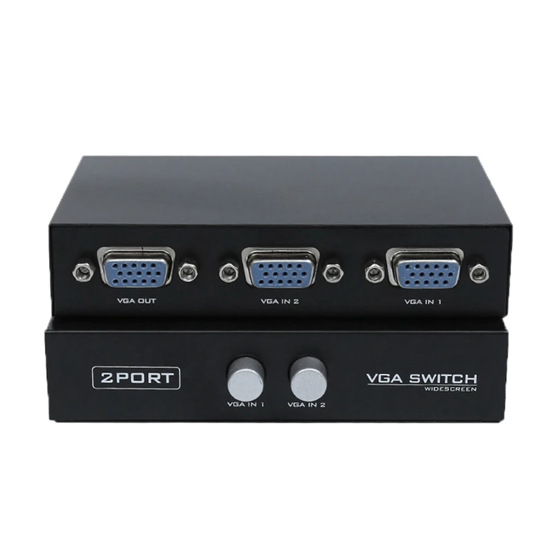 ABGN Hot-1920x1440 переключатель Vga 2 в 1 из Порты и разъёмы обмен коммутатор PLC сплиттер