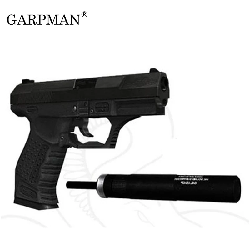 Tanio 1:1 007 użyj P99 pistolet papierowy Model broń pistolet sklep