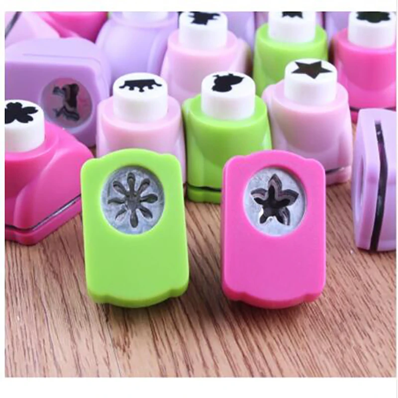 Paper Punch Cutter Tool 1 PCS Kid Child Mini Printing Paper Hand Shaper Scrapbook Tags Cards Craft DIY Punch Cutter Tool 16 Styles