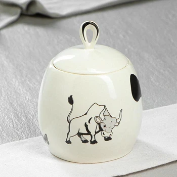 

Sugar bowl "Loop" 0.8 l, white, bulls 5179063