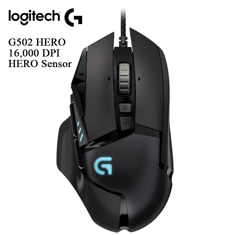 Оригинальная игровая мышь logitech G502 12000 dpi RGB provous Spectrum/G502 HERO 16000 dpi/G502 LIGHTSPEED Беспроводная игровая мышь