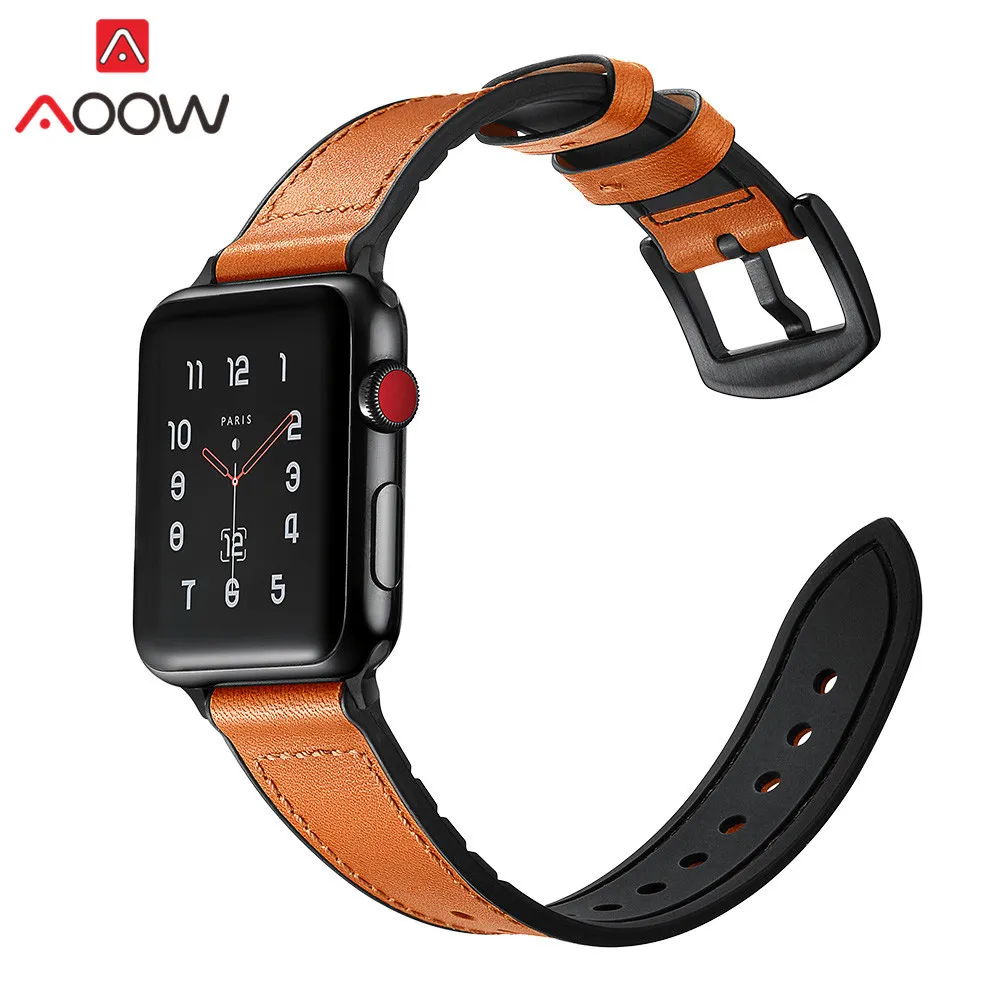 Кожаный силиконовый ремешок для Apple Watch 40 мм 44 мм 38 мм 42 мм Модный Резиновый Браслет с камуфляжным принтом ремешок для часов iwatch 12 3 4