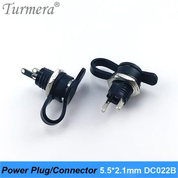 

DC Power plug connector for diy dc waterproof jack connector DC022B 5.5 X 2.1 mm 5pieces/lot Turmera NEW AU8