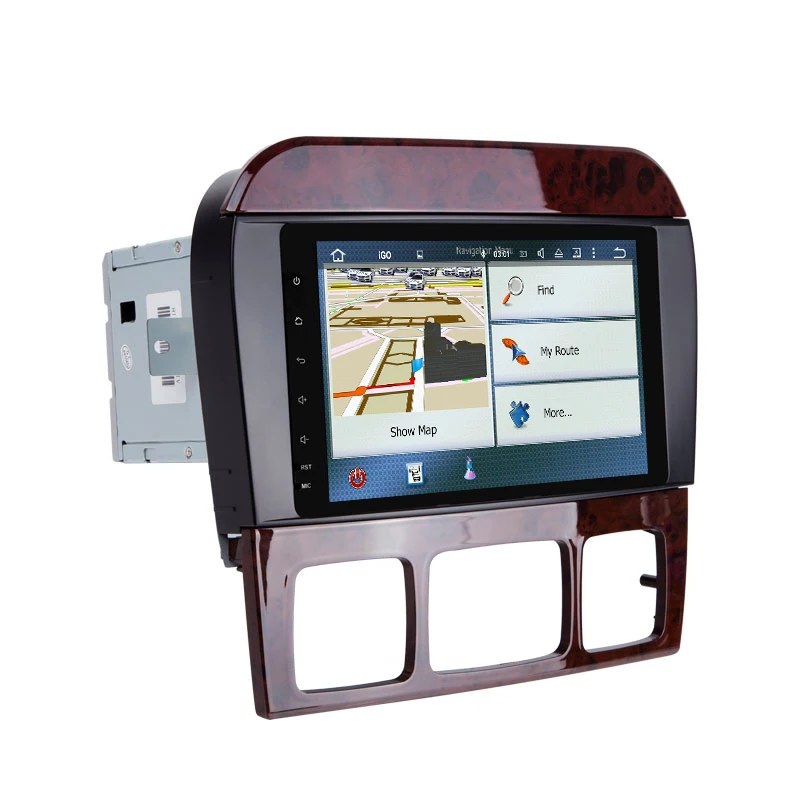 Perfect NAVITOPIA 8inch 4G RAM 64G ROM Octa Core Android 9.0 Car GPS Navigation For Benz S W220 (1998 1999 2000 2001 2002 2003-2005) 4