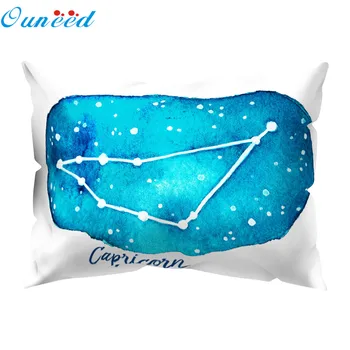 

Ouneed Cushion Cover 12 constellation planet prints Pillow Case 30*50cm Polyester office Home Decor animeative cojines almofadas
