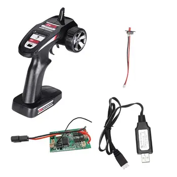 

RC4GS 2.4G 4CH 400M Distance Remote Controller Transmitter and R6Fg Gyro Inside Receiver for RC Car Boat Parts