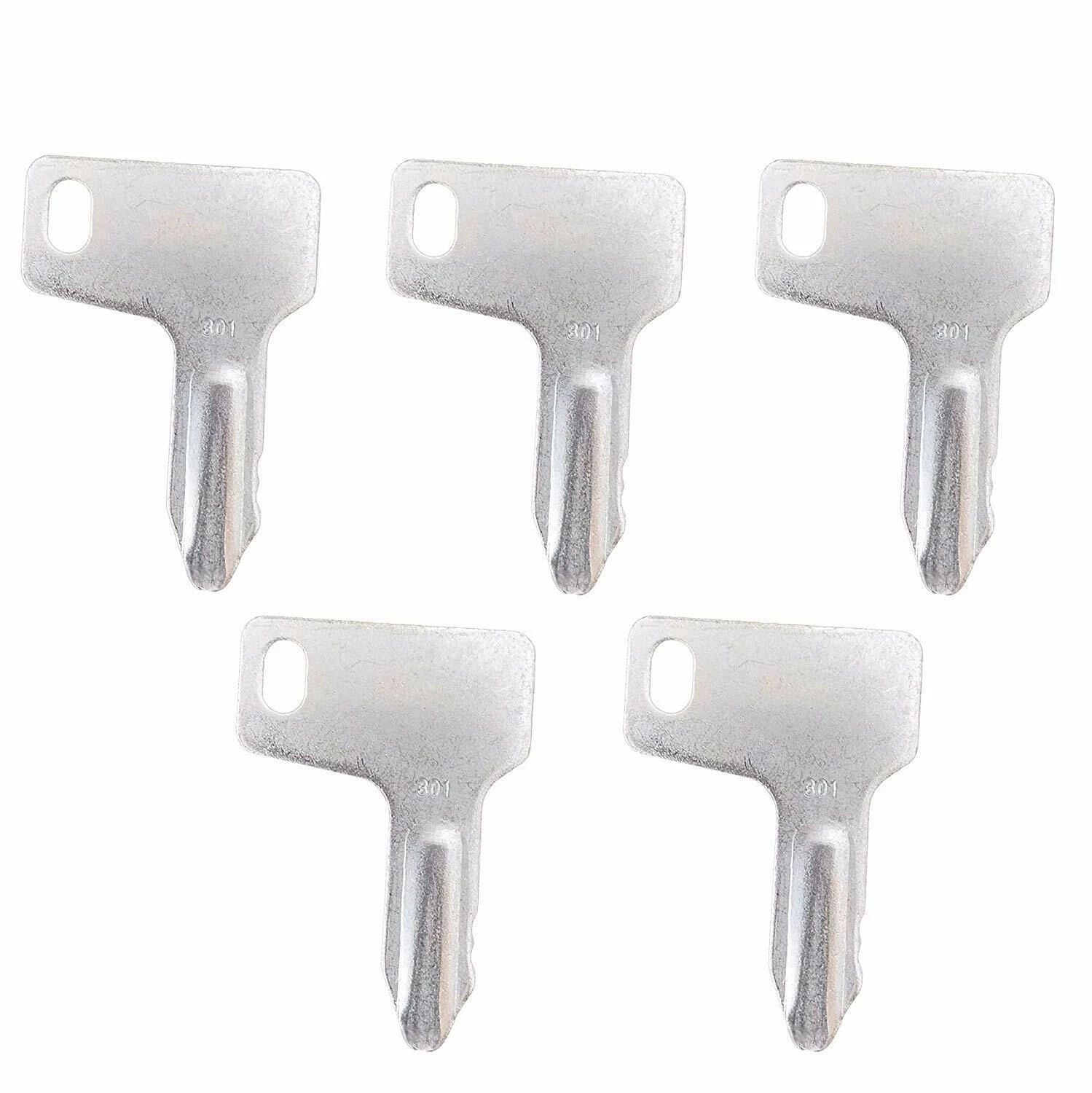 10 Ignition Keys AT110583 RG60472 933110-00301 Key 301 For Yanmar B14 B22-2 B7-3 SV100 VIO17 YB351 CBL40 V3-3 V4-5, Ignition Starter - Canada