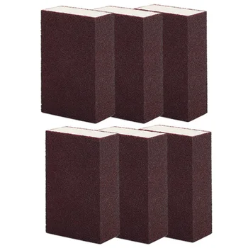 

6pcs Sanding Sponge Pan Sanding Blocks Kitchen Decontamination Cleaning Brush