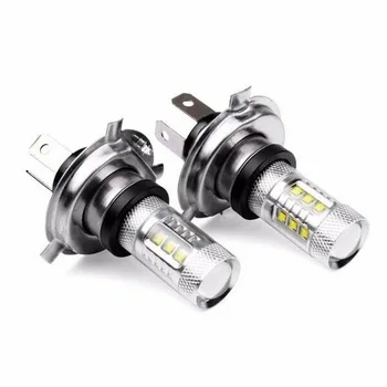 

Tail lights LED Headlight Lamp Bulbs 2Pcs White Super bright 1800LM 8000K
