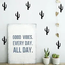 Пустынный кактус Наклейка на стену Съемная детская комната спальня фон декоративная наклейка s Gb018