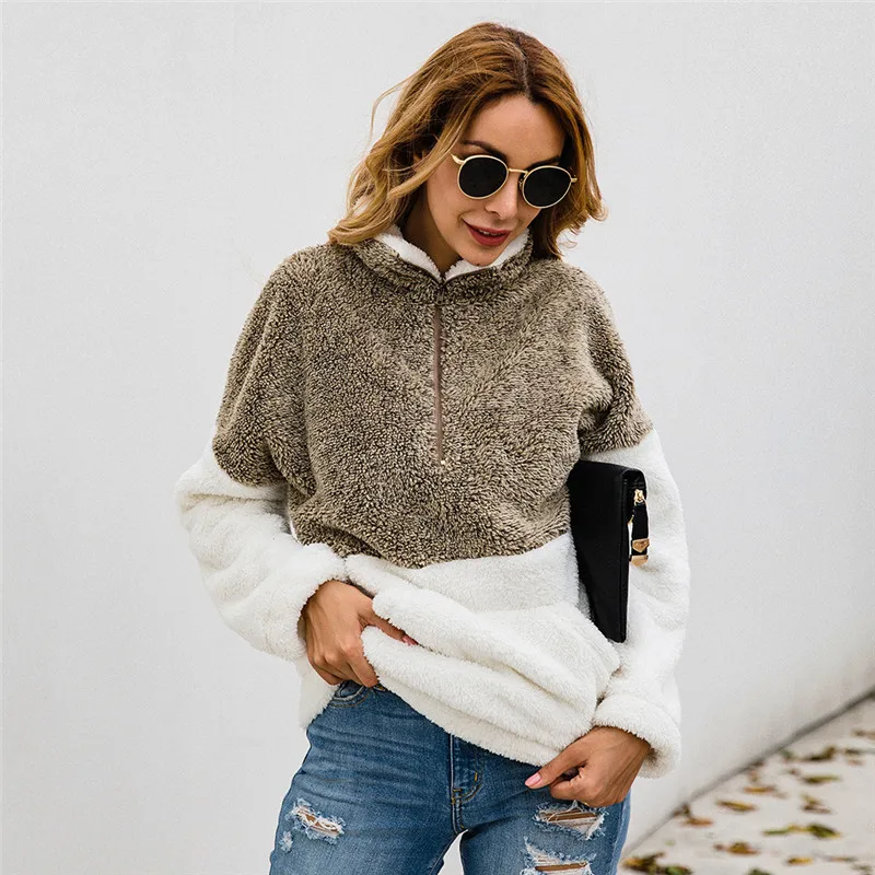 faux fur hoodies women41