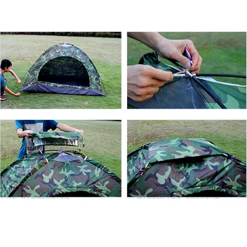 

Outdoor Camping Tent Foldable Waterproof Beach Sleeping Tent For 2 Persons