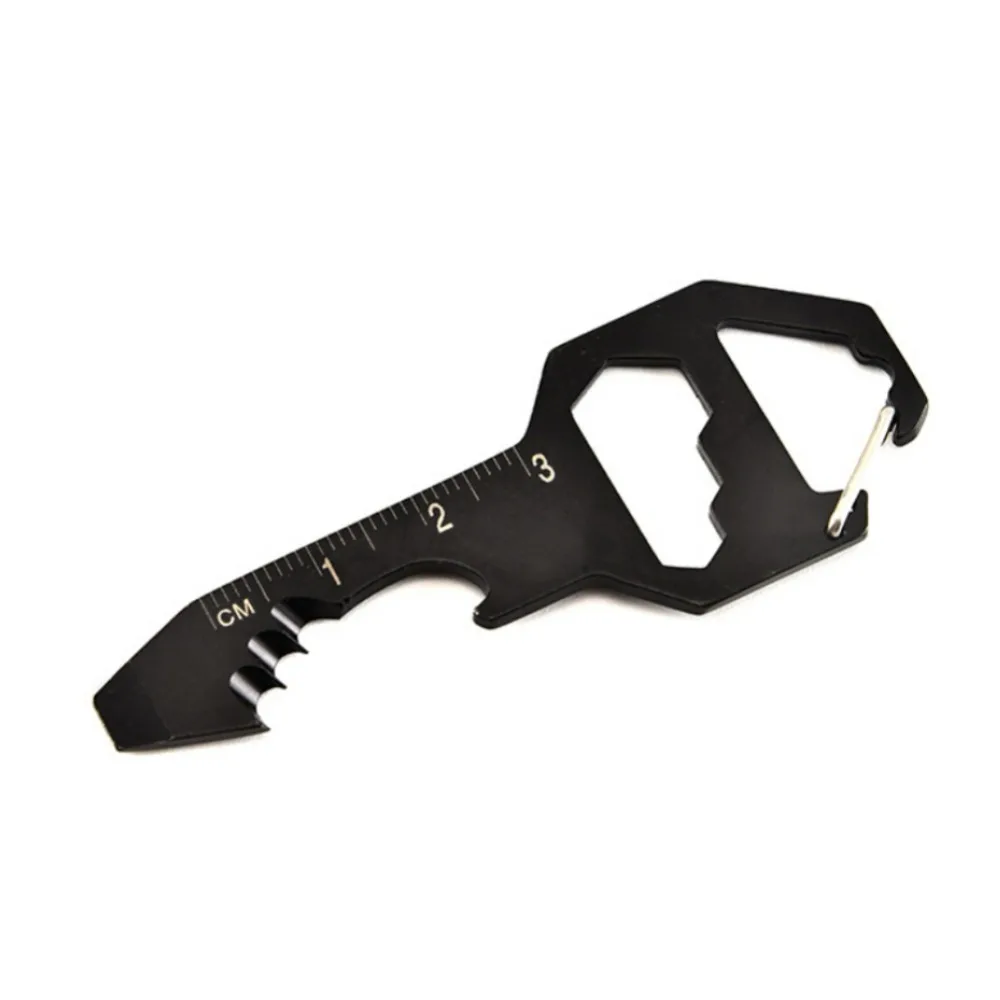 

2019 Outdoor Gadgets EDC Gadgets Camping Multi-Function Bottle Opener Keychain Buckle Field Emergency Survival Tools New
