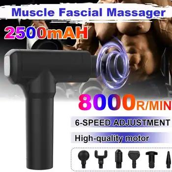 

Electric Massager Rechargeable Neck Muscle Deep Massager High Frequency Massage Gun Muscle Relax Body Relaxation Pain Relief