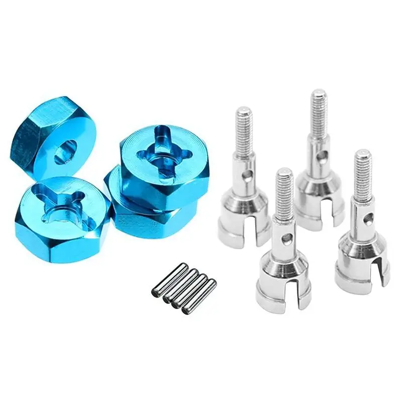 Wheel Conversion Set Axle &amp 12Mm Hex Dive Hub Turn 1/10 on Road for WLtoys 1/18 A959 A969 A979 A959B A969-B RC Car Upgrade Parts | Игрушки