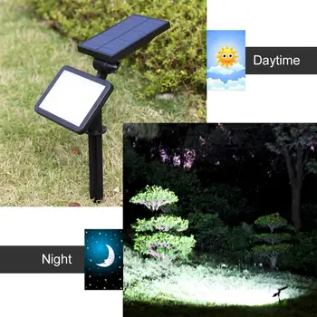 

48LED Solar Light Outdoors on the Ground Solar Energy Lawn Flood Light Courtyard Landscape Wall Light