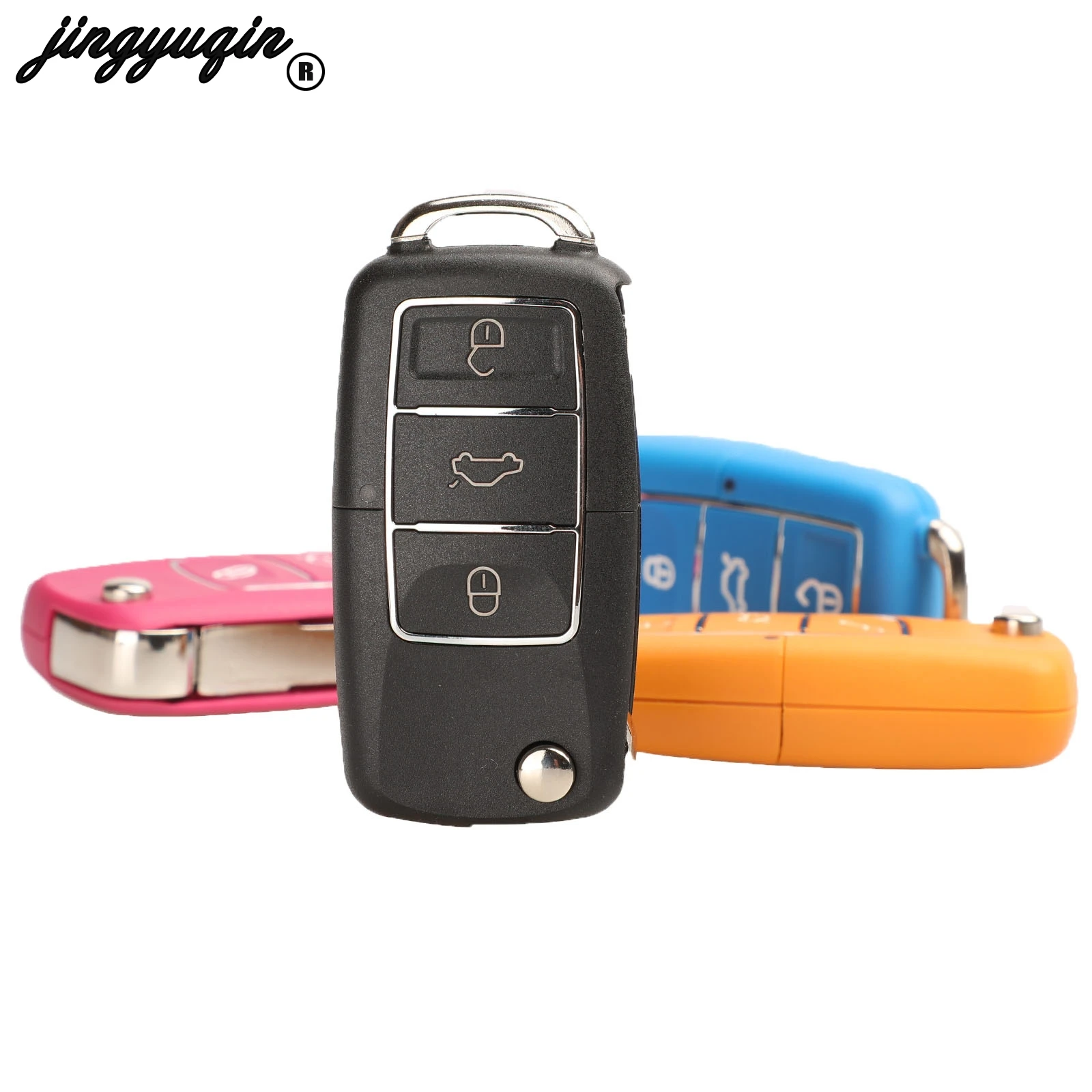 VOLKSWAGEN DEALERSHIP CAR KEYRINGS X 2 BRAND NEW