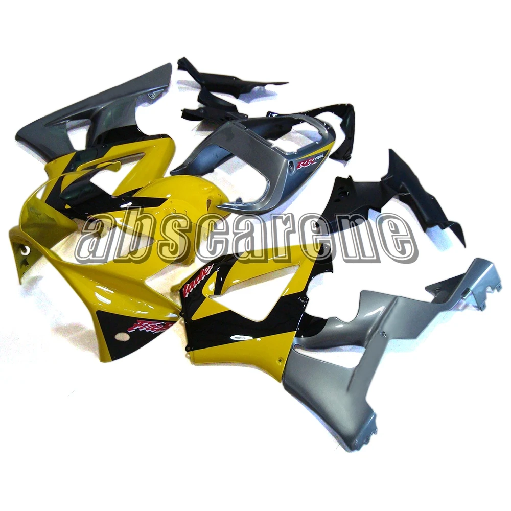Полные Обтекатели для Honda CBR900RR 929 2000 2001 CBR 900RR 929 00 01 ABS пластик Кузов желтый матовый черный Панели Наборы