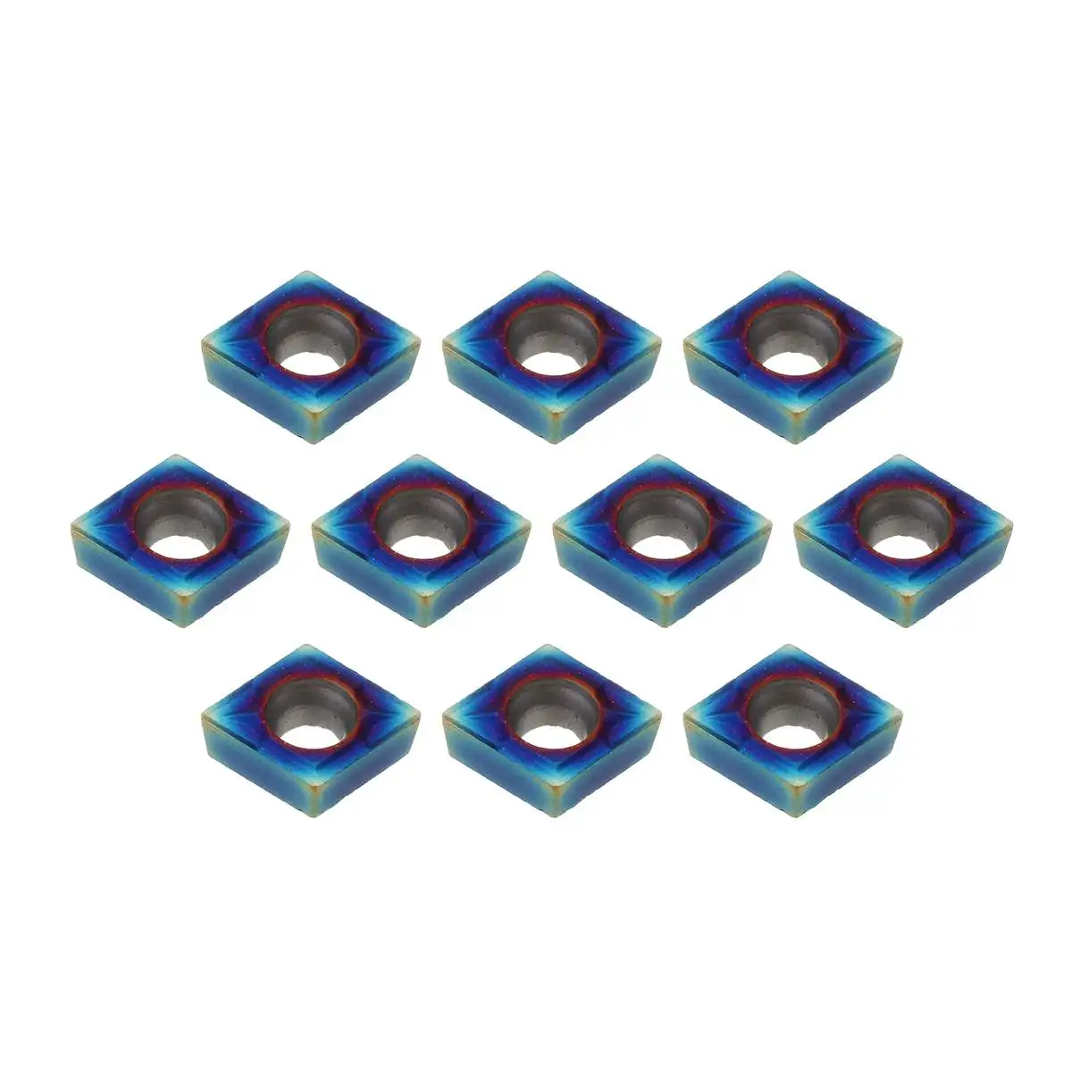 Новые 10 шт. VP15TF/US735/IC907/Nano твердосплавные вставки с покрытием для фрезерного станка, твердосплавное/твердосплавное покрытие TIAIN
