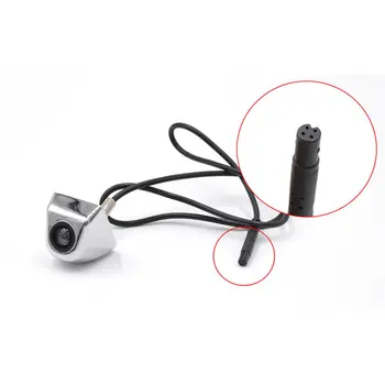 

Rear View Camera Reversing Camera 170 Degree Angle Of View Parking Night Vision Camera Metal Waterproof Chrome plating