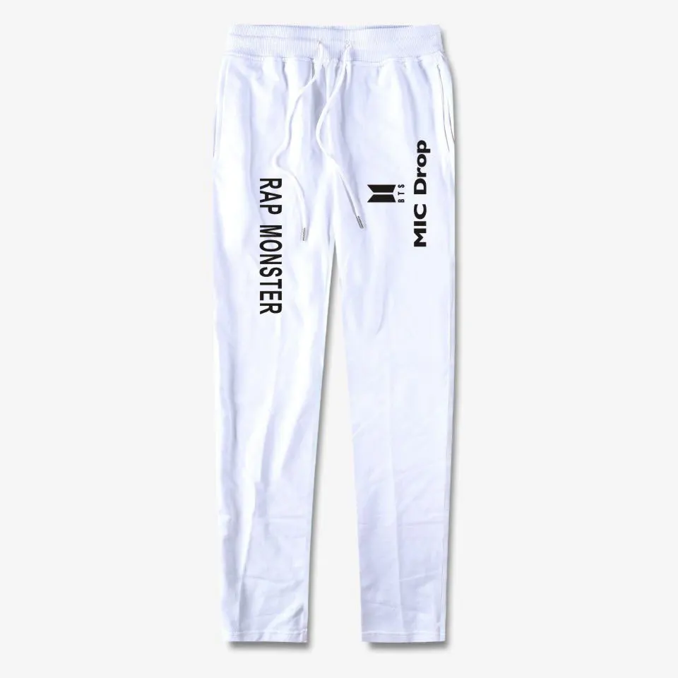 

Cross-border for BTS new single MIC Drop athletic pants for men and women through-cotton sweatpants slacks