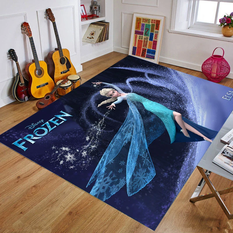 Frozen Door Mat Kids Playmat Cartoon Anna Elsa Mat Cute Kitchen Rugs Bedroom Carpets Decorative Stair Mats Home Decor Crafts - Image 6