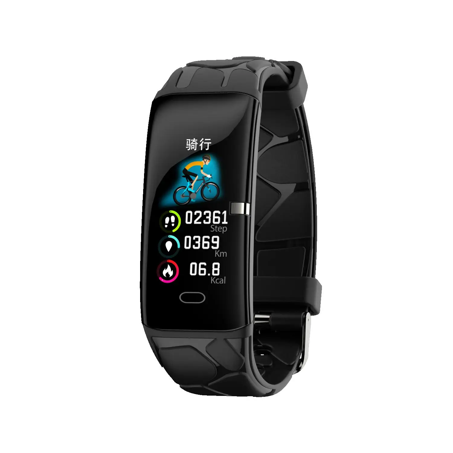 Günstig Sport IP67 wasserdichte E58 smart armband 0,96 zoll farbe bildschirm blutdruck schrittzähler schlaf überwachung fitness tracker