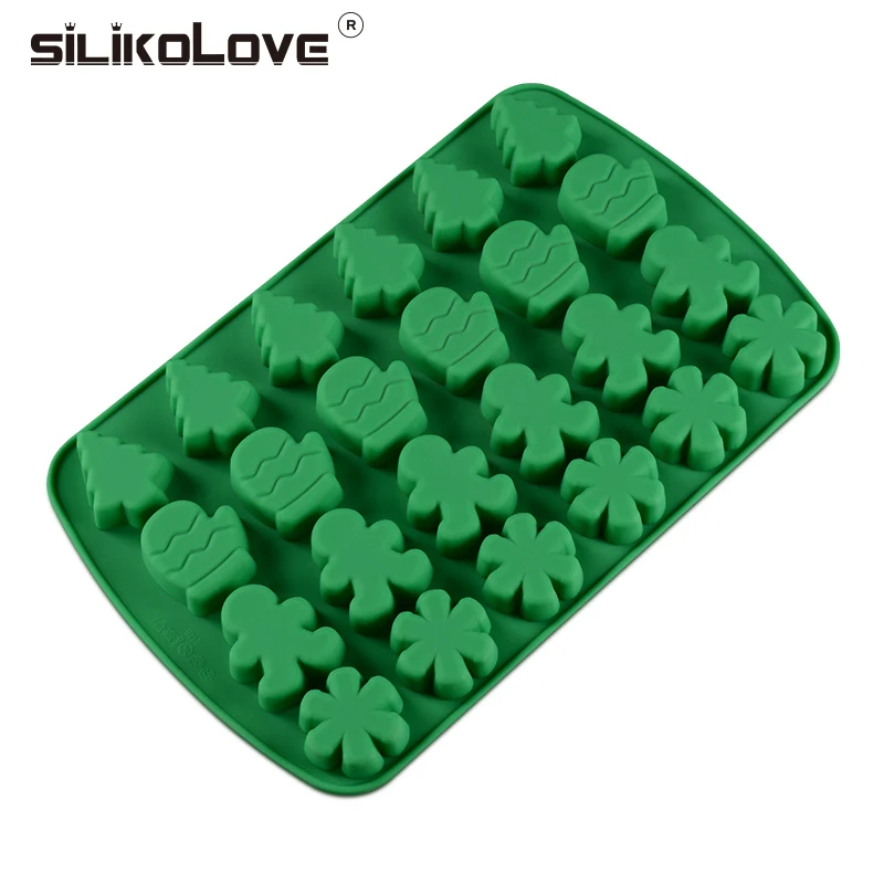 

Christmas style Silicone Cake Mold Chocolate Mold Candy Chocolate Baking Tool Bakeware Decorating
