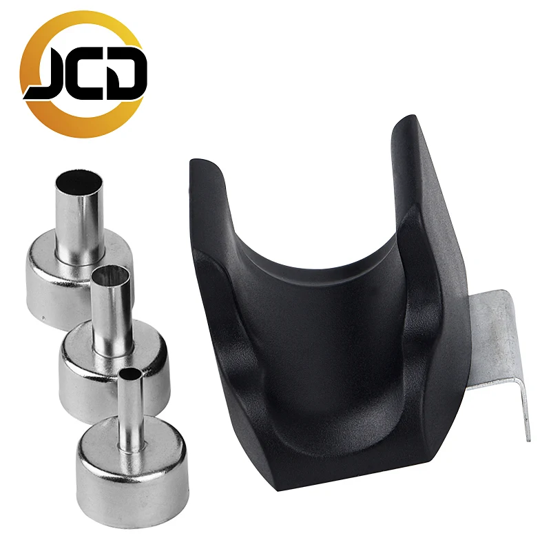 

JCD Heat Gun Handle Bracket with 3Pcs Nozzles Welding Rework Station Accessorie Soldering Station Upgraded from 8898 858D 8858