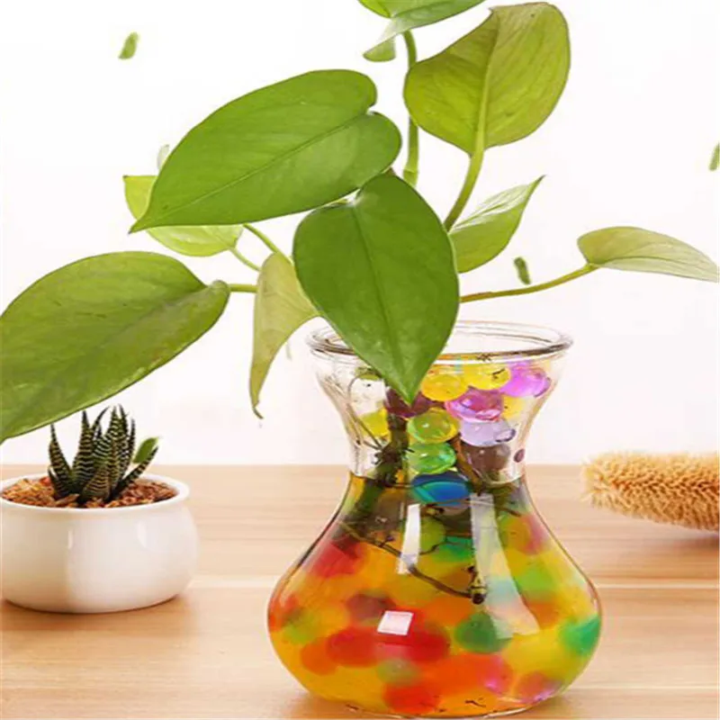 

100Pcs Crystal Soil Hydrogel Gel Polymer Water Beads Flower/Wedding/Decoration polymer Growing Water Balls Big Home Decoration