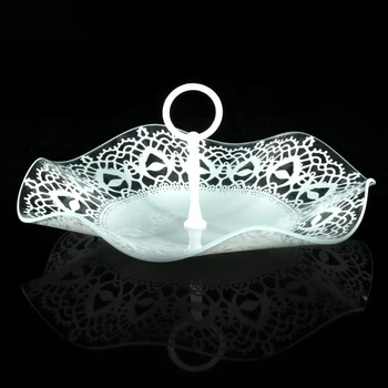 

Candy bowl 30 cm "Medusa. Lace", white