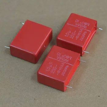 

2pcs Free shipping New German WIMA 250V 1UF 105 MKP10 10% stepless coupling capacitor