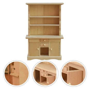 

1Pc Lightweight Decorative Desktop Ornament Wooden Furniture for Room
