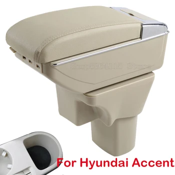 

Applicable to for Hyundai Accent Armrest Box 2006 2007 2008 2009 2011 Central Store Storage Box Cup Holder Ashtray Large Space