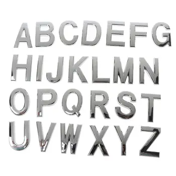

26Pc A-Z Letter ABS Plastic Self-Adhesive DIY Door English Letter Room Plate Address Office Home Customized Address Sign