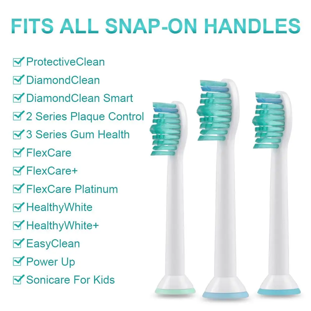 12 шт. сменные насадки для зубных щеток для Philips Sonicare Diamond Clean, proresyota, Sonicare ProtectiveClean, DailyClean