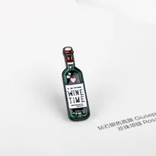 Wish новые продукты бутылка вина масло капля брошь значок аксессуары винное время аксессуары