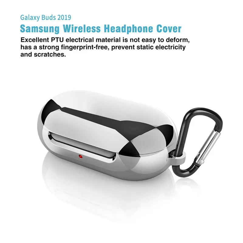 

Portable Drop-proof Headphones Case Box For Samsung Galaxy Buds Wireless Bluetooth Headset Cover TPU Silicone Plated Shell Case