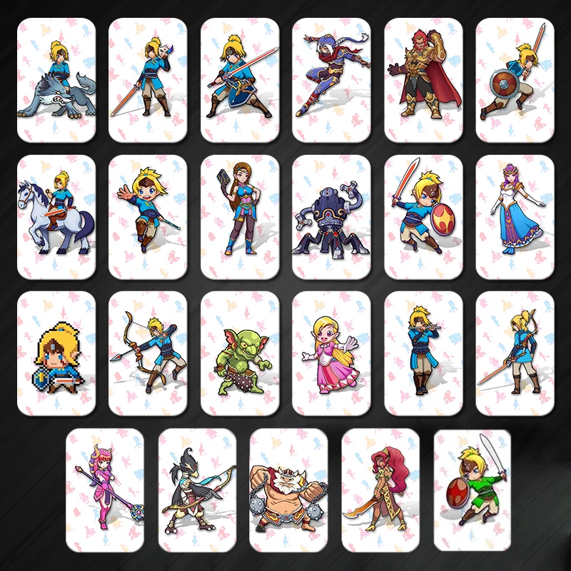 23 шт. Zelda NFC монетная карта Amiibo Young Link Revali Daruk Ntag215 Tag Super Odyssey Mario sploon 2 Модель карты для NS WiiU - Цвет: Zelda Card -23Pcs