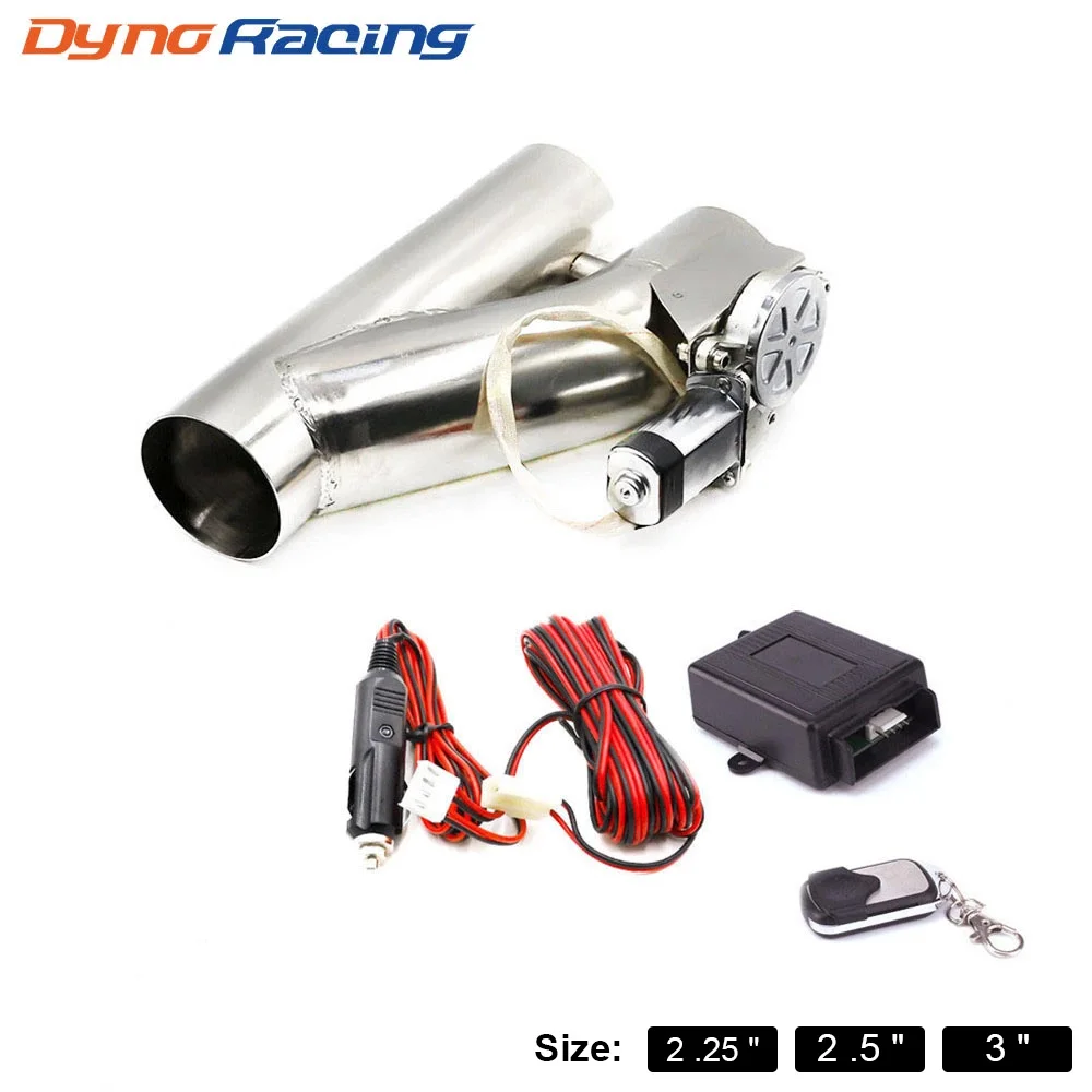 

51MM 57MM 63MM 76MM Exhaust Control Valve Exhaust pipe electric Y pipe Electrical Exhaust Cutout kit with hand-wire wholesale